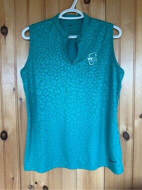 Nike Dri-Fit Women's Teal Sleeveless Athletic Top - WM Phoenix Open